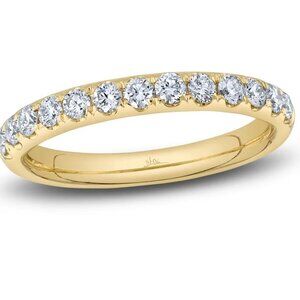Diamond Ring 1/2 ct tw Round 14K Yellow Gold